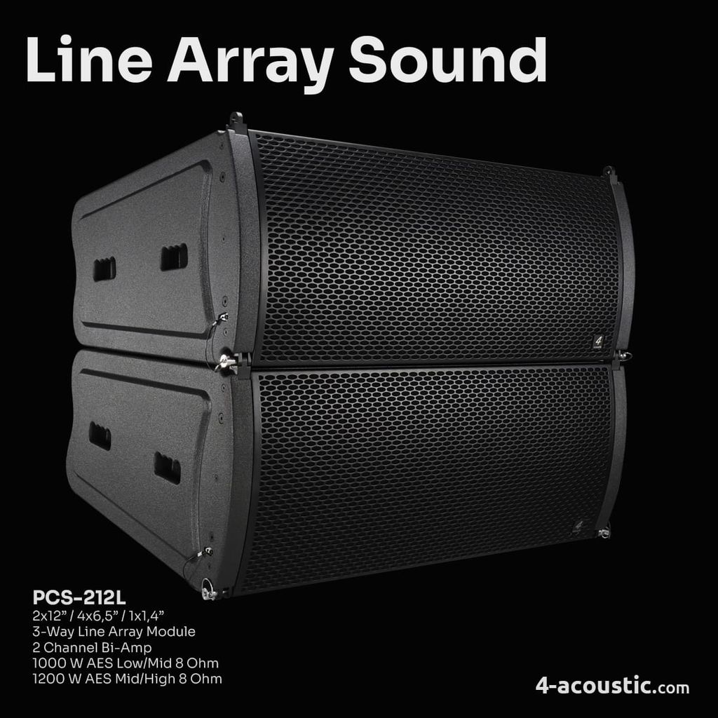 Loa line array 4 Acoustic PCS 212L