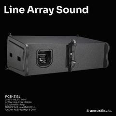 Loa line array 4 Acoustic PCS 212L