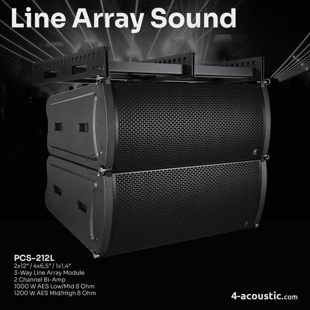 Loa line array 4 Acoustic PCS 212L