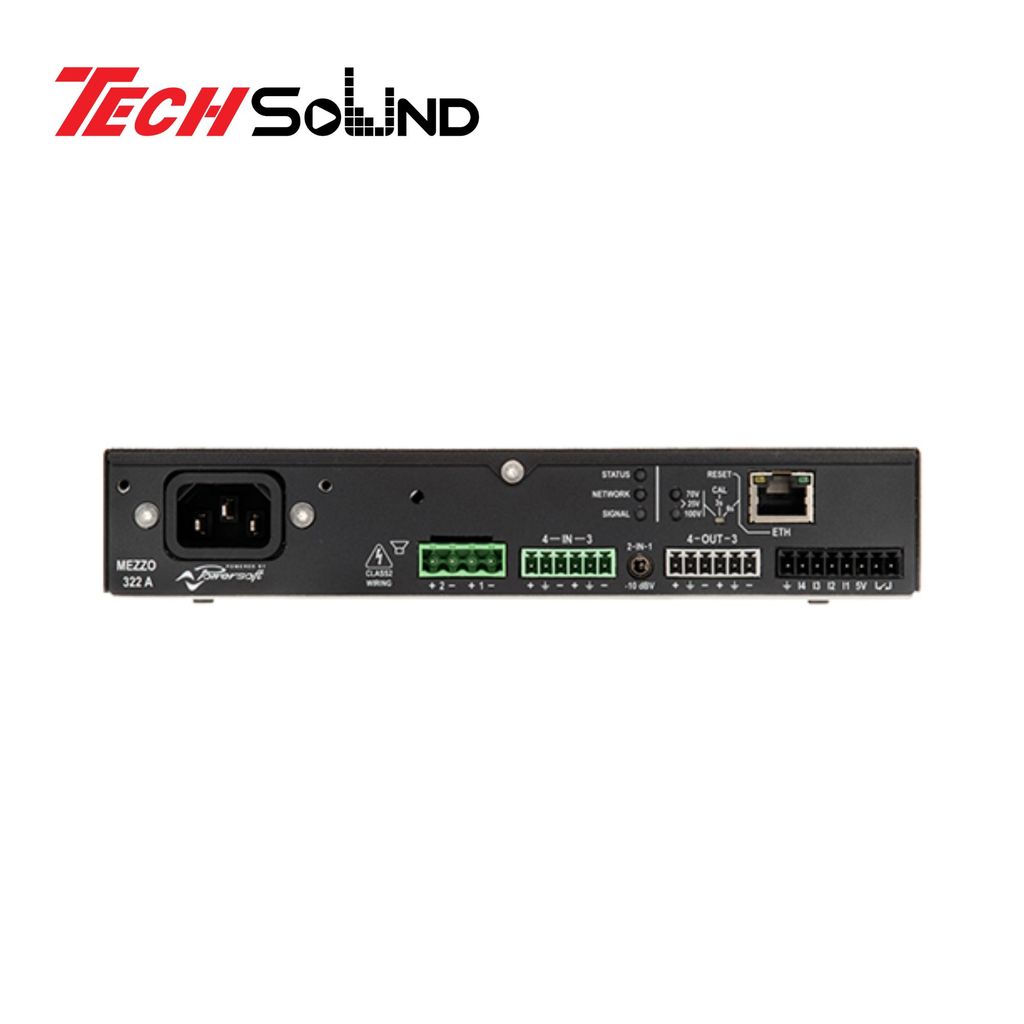 Cục đẩy công suất 2 kênh Powersoft Mezzo 322A