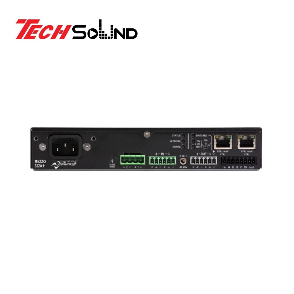 Cục đẩy công suất 2 kênh Powersoft Mezzo 322A+