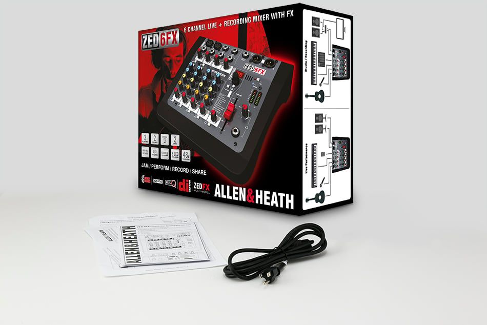 Bàn Mixer Allen & Heath ZED6FX