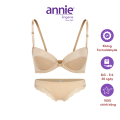 Set Nội Y Nữ Annie 3012 Đồng Bộ Chất Liệu Thun Cotton Lụa Co Giãn Bốn Chiều, Mang Đến Cảm Giác Thoáng Mát, Dễ Chịu