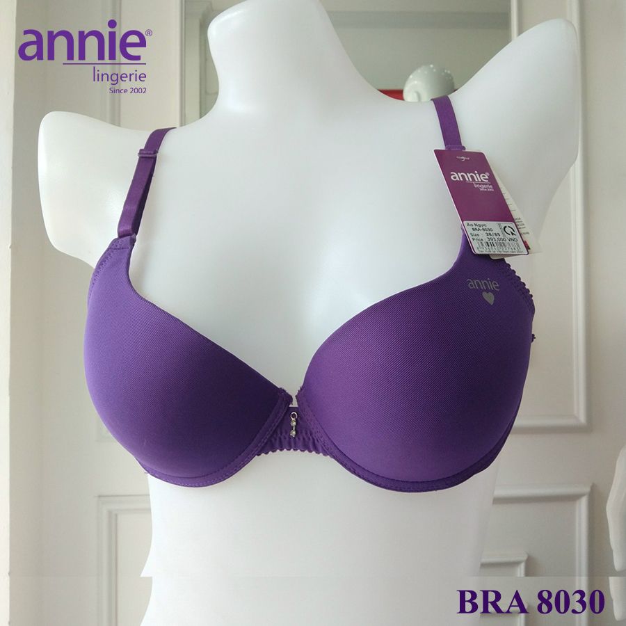 Áo ngực annie cao cấp tạo dáng ôm nâng bầu ngực BRA 8030 (tím)