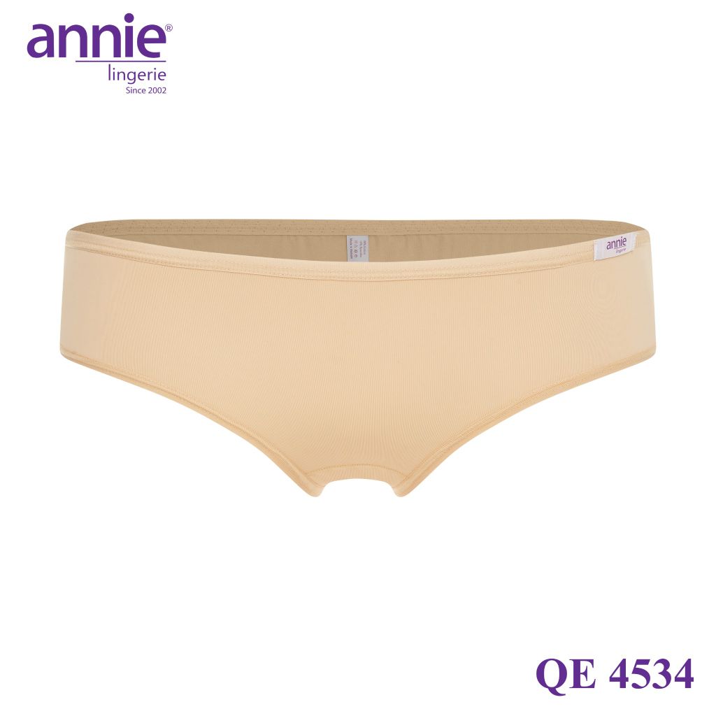 Combo 3 quần lót nữ trơn thun lạnh, lưng thấp cao cấp annie 4534 ôm sát cơ thể, không cộm, cấn, trẻ trung, mềm mịn