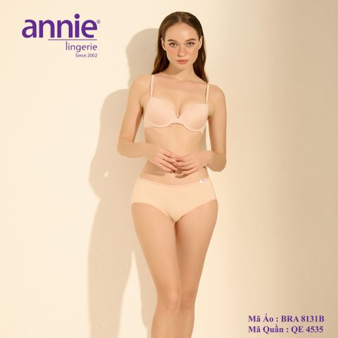 Set Nội Y Nữ Annie 8131b Đồng Bộ Chất Liệu Co Giãn, Đàn Hồi, Thoáng Khí Kiểu Dáng Năng Động, Thời Trang