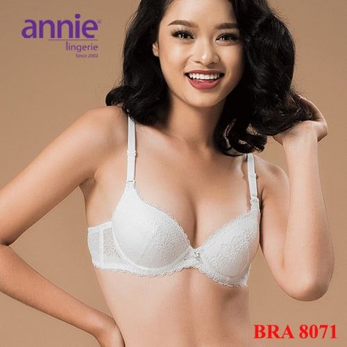 [BRA 8071]Áo ngực mouse dày phối ren nâng ngực annie