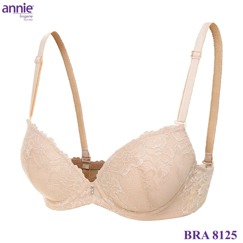 Áo ngực phối ren siêu push-up annie BRA8125