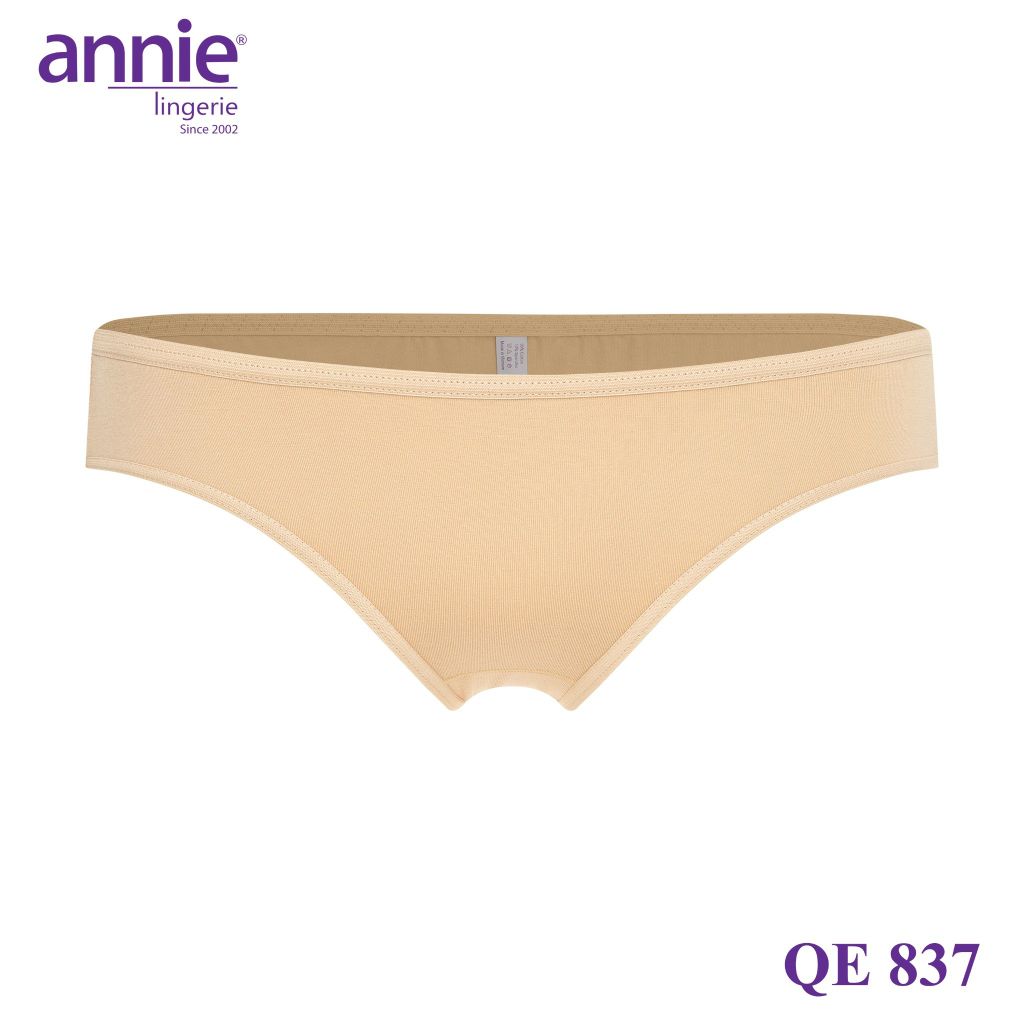 Combo 3 quần lót nữ trơn vải cotton annie QE837 form basic trẻ trung năng động, thoáng mát ( màu giao ngẫu nhiên)