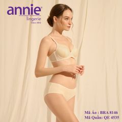 Set Nội Y Nữ Annie 8146 Đồng Bộ Chất Liệu Thun Lạnh Thấm Hút Tốt, Co Giãn 4 Chiều Mang Lại Cảm Giác Thoải Mái