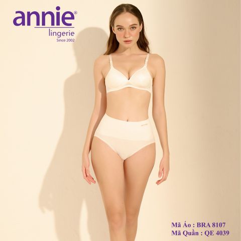 Set Nội Y Nữ Annie 8107 Đồng Bộ Chất Liệu Co Giãn Tốt, Thấm Hút Tốt , Tạo Sự Thoải Mái Tối Đa Khi Mặc