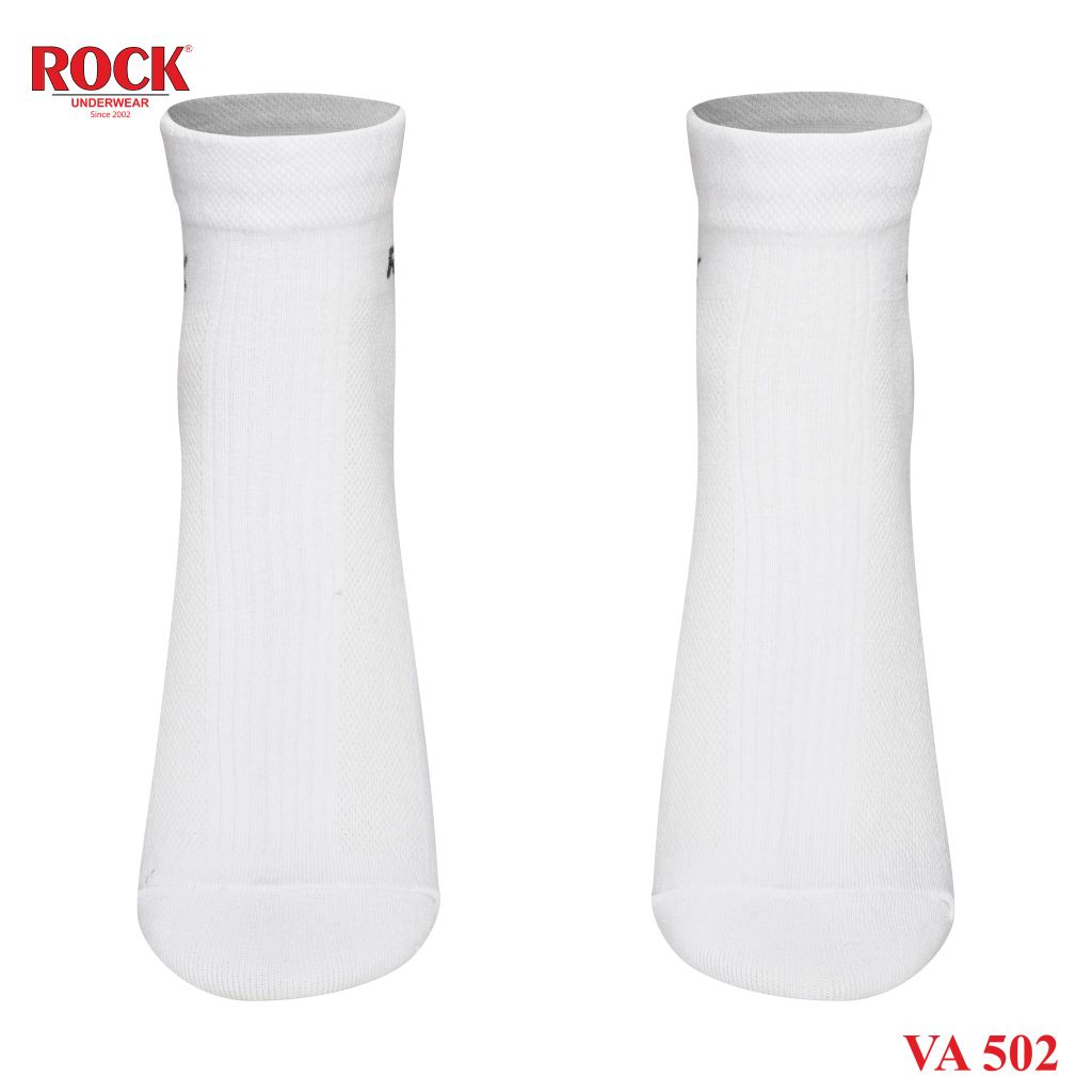 Set 5 Đôi tất nam cao cấp cổ thấp ROCK VA 502, ngăn mùi, thấm hút, kháng khuẩn