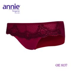 Quần lót nữ trơn phối ren cao cấp annie 8137 kiểu dáng trẻ trung, sexy, nữ tính, thoáng mát, thoải mái, có áo đồng bộ