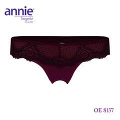 Quần lót nữ trơn phối ren cao cấp annie 8137 kiểu dáng trẻ trung, sexy, nữ tính, thoáng mát, thoải mái, có áo đồng bộ