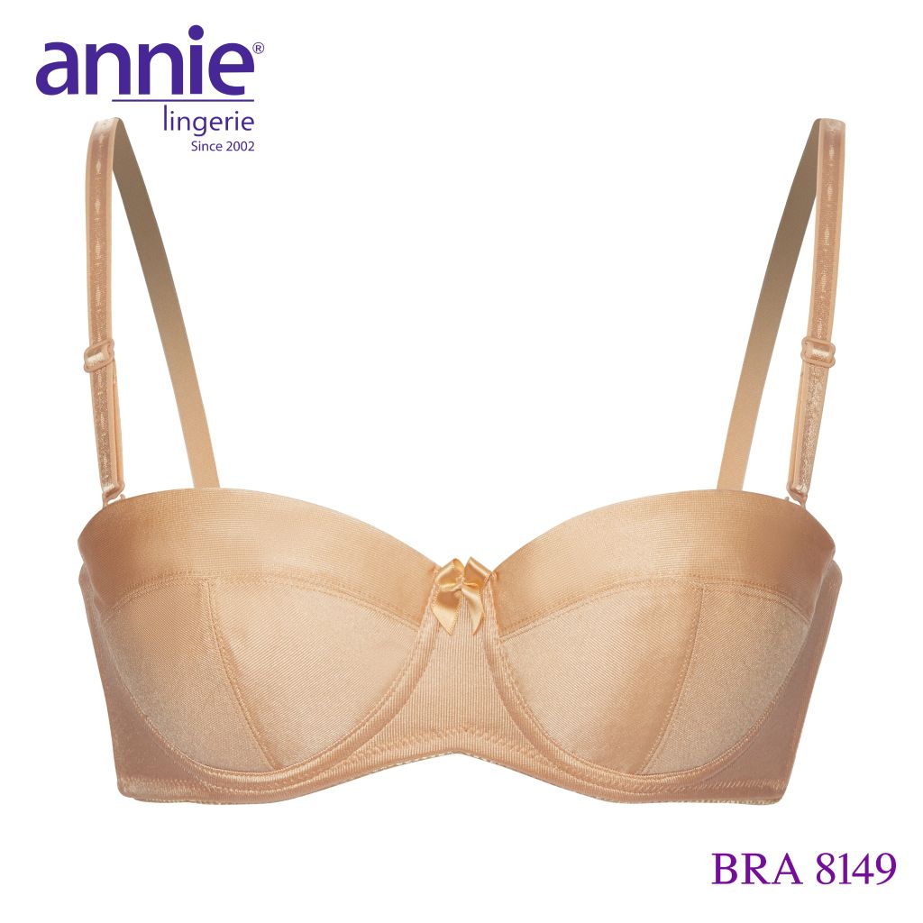 Áo ngực cúp ngang mút mỏng siêu nhẹ annie BRA8149 quyến rũ, có chỗ lắp thêm mút nâng ngực gợi cảm, ôm ngực không hở ngực