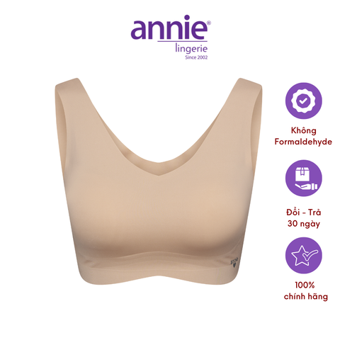 Áo bra đúc su tập gym annie lingerie Bra 8551 có mút nâng ngực, đệm mềm mịn, co giãn thoải mái