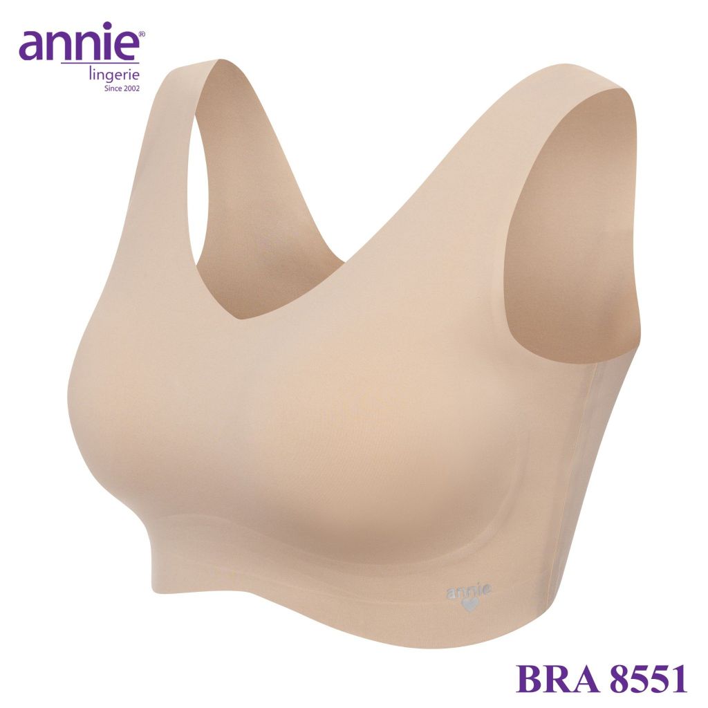 Áo bra đúc su tập gym annie lingerie Bra 8551 có mút nâng ngực, đệm mềm mịn, co giãn thoải mái