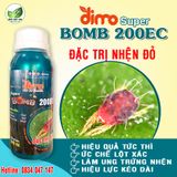  Dimo Super BOMB 200EC – Đặc trị NHỆN ĐỎ, Ung Trứng 