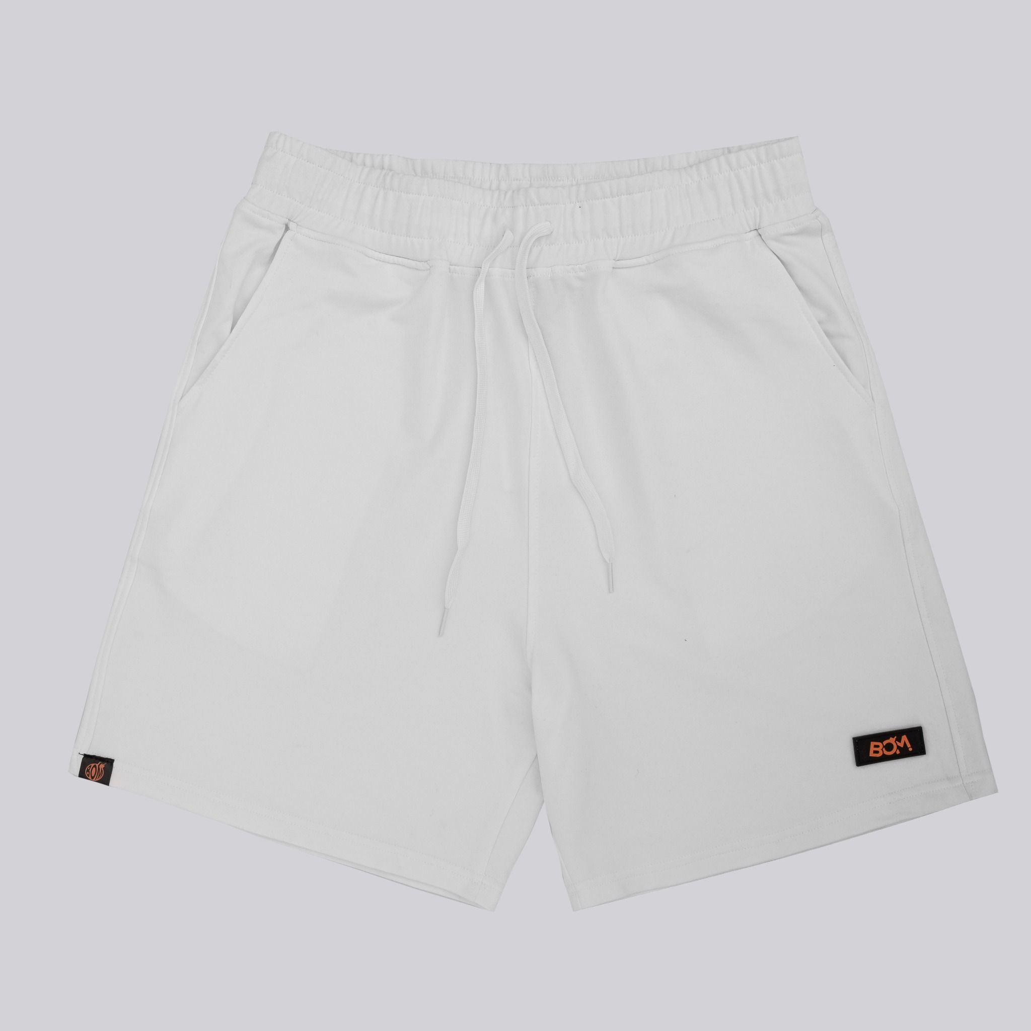  RUBBER LOGO SHORT / WHITE 