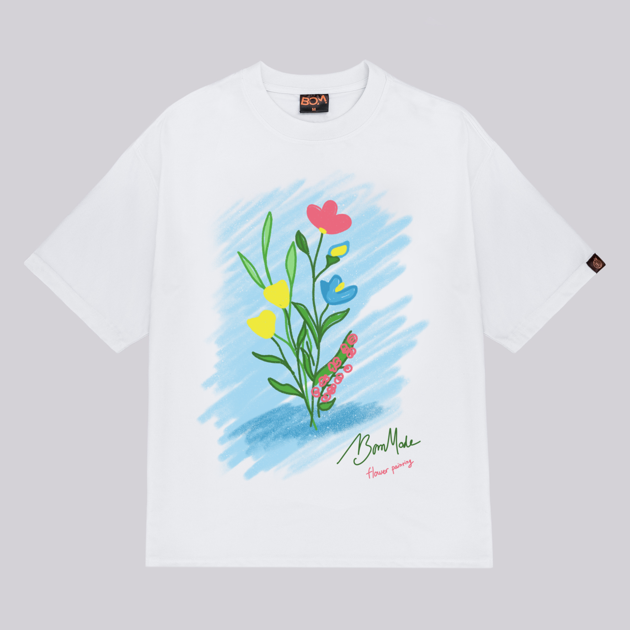  FLOWER T-SHIRT / 2 COLOR 