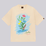  FLOWER T-SHIRT / 2 COLOR 