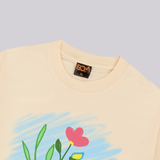  FLOWER T-SHIRT / 2 COLOR 