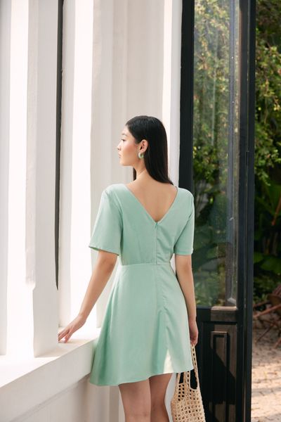  Mint Flared Mini Dress 