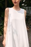  White Relaxed Maxi Dress 