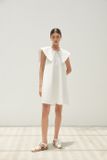  White Puritan Collar Dress 