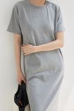  Gray Short Sleeve Dress 