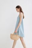  Blue Fleur Mini Dress 