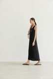  Black Sleeveless Long Dress 