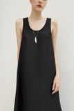  Black Sleeveless Long Dress 