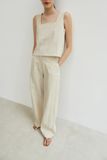  Straight Leg Linen Trousers 