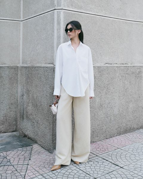  Linen Elastic Waist Pants 