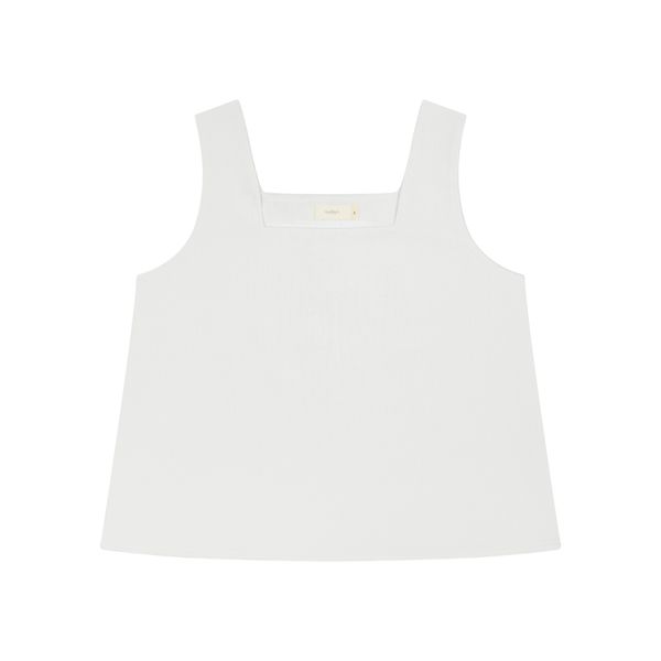  White Square Neck Top 