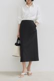  Split Back Midi Skirt 