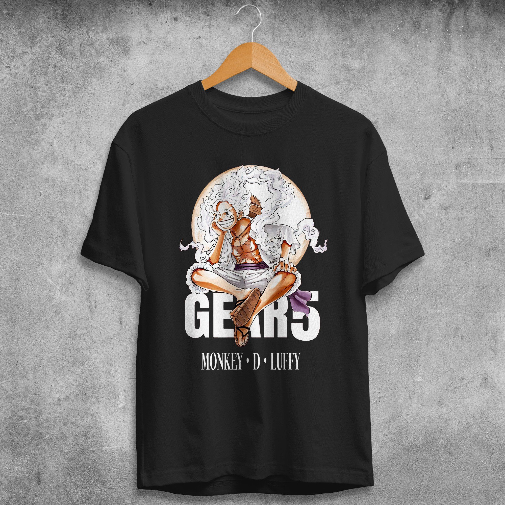 Gear 5 Luffy Ver1 Áo phông Anime Glory Shop In tên, hình ảnh theo yêu cầu