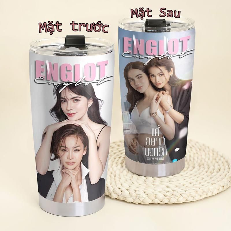 Englot Go Drink Người nổi tiếng/Idol Cốc giữ nhiệt 600ml In tên hình ảnh theo yêu cầu