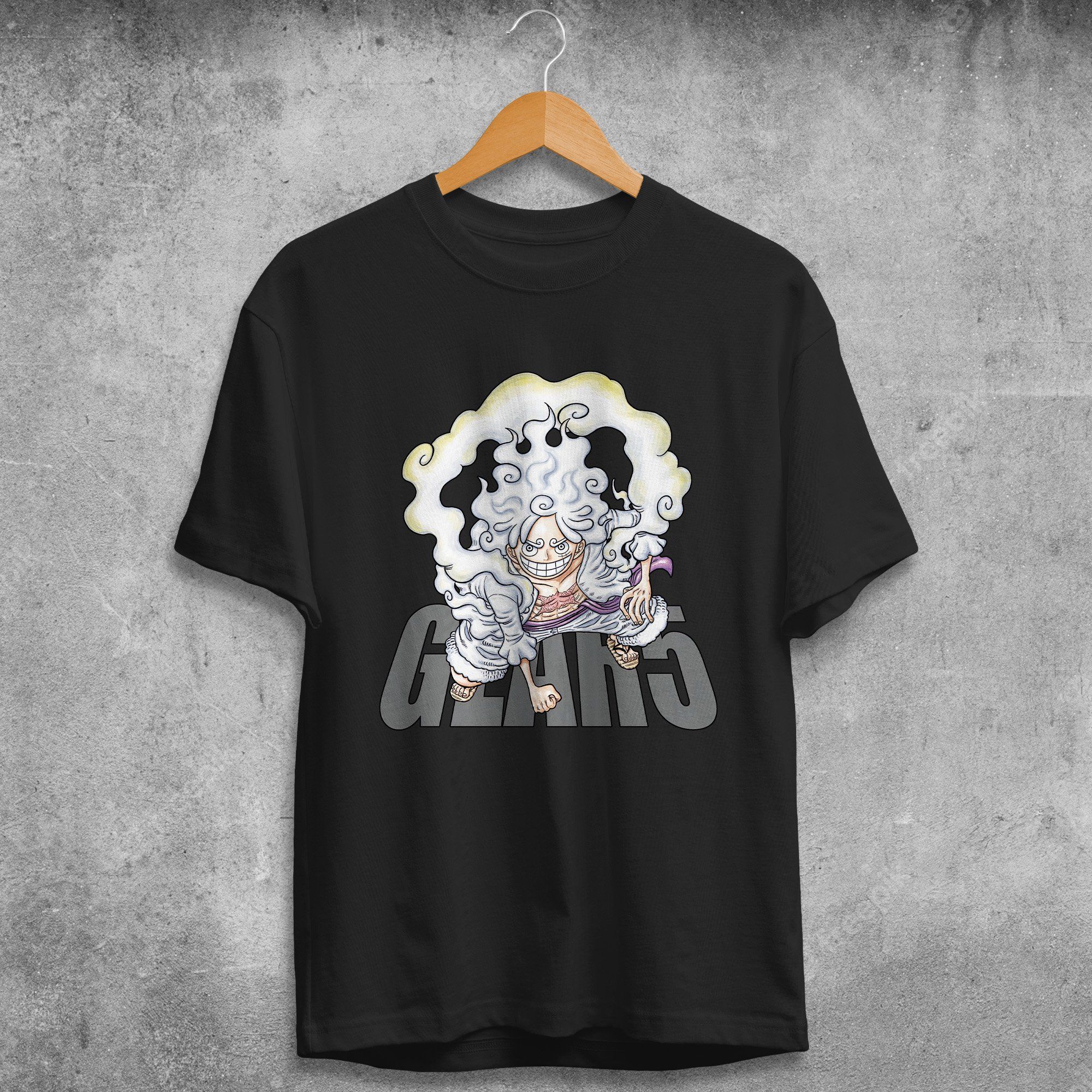 Gear 5 Luffy Ver3Áo phông Anime Glory Shop In tên, hình ảnh theo yêu cầu