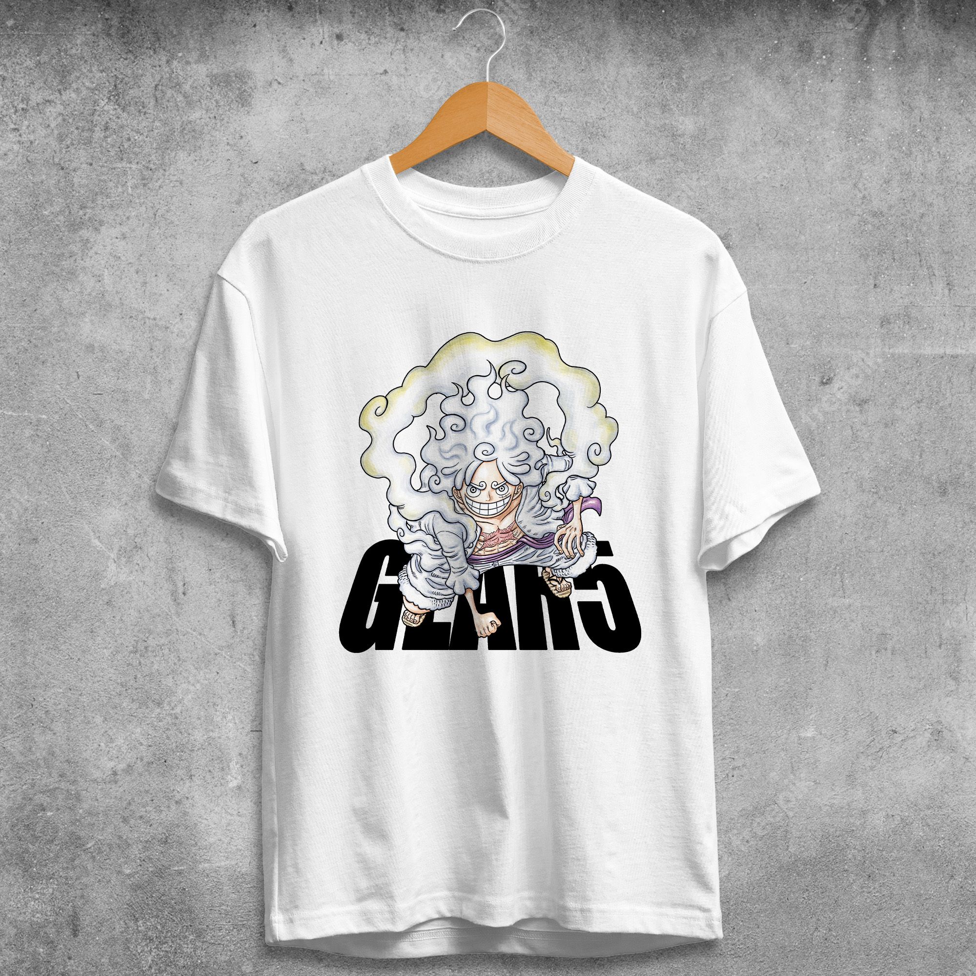 Gear 5 Luffy Ver3Áo phông Anime Glory Shop In tên, hình ảnh theo yêu cầu