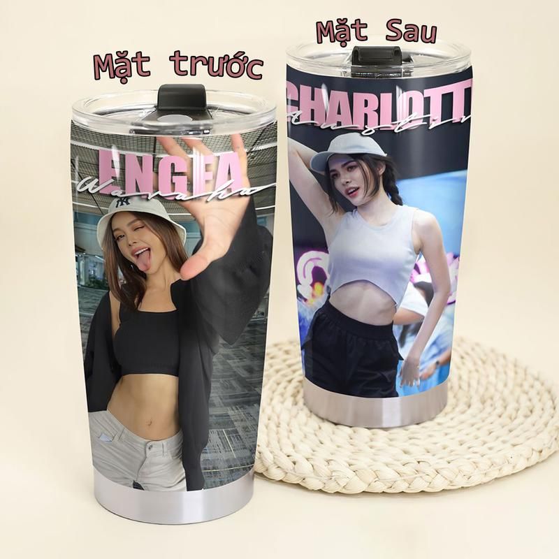 Englot Go Drink Người nổi tiếng/Idol Cốc giữ nhiệt 600ml In tên hình ảnh theo yêu cầu