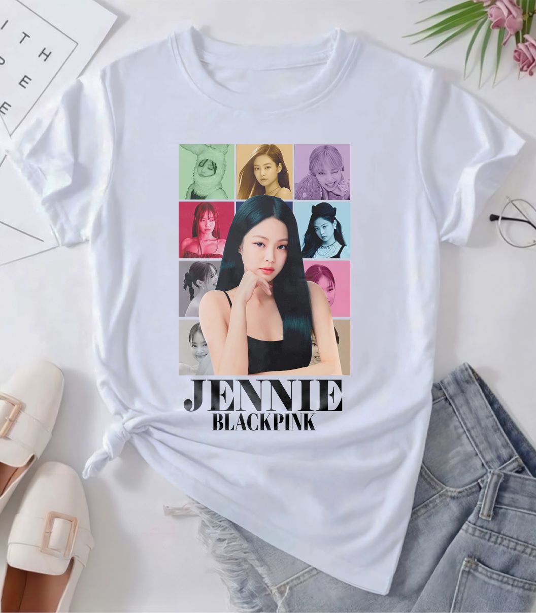 Jennie Áo phông idol Glory Shop In tên, hình ảnh theo yêu cầu