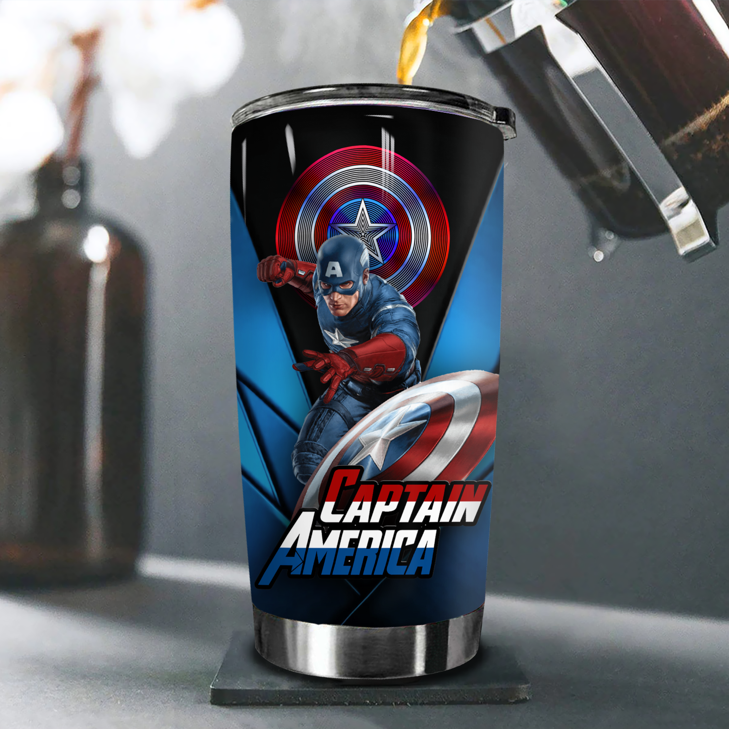 Siêu Anh Hùng Go Drink Movie Cốc giữ nhiệt 600ml In Tên, Hình Ảnh Theo Yêu Cầu