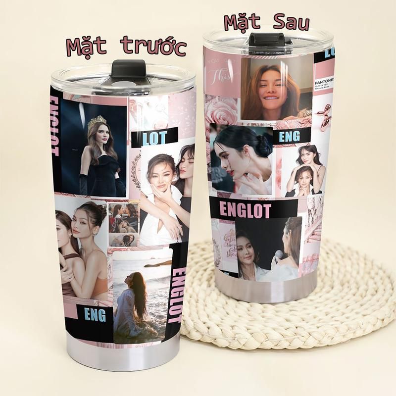 Englot Go Drink Người nổi tiếng/Idol Cốc giữ nhiệt 600ml In tên hình ảnh theo yêu cầu