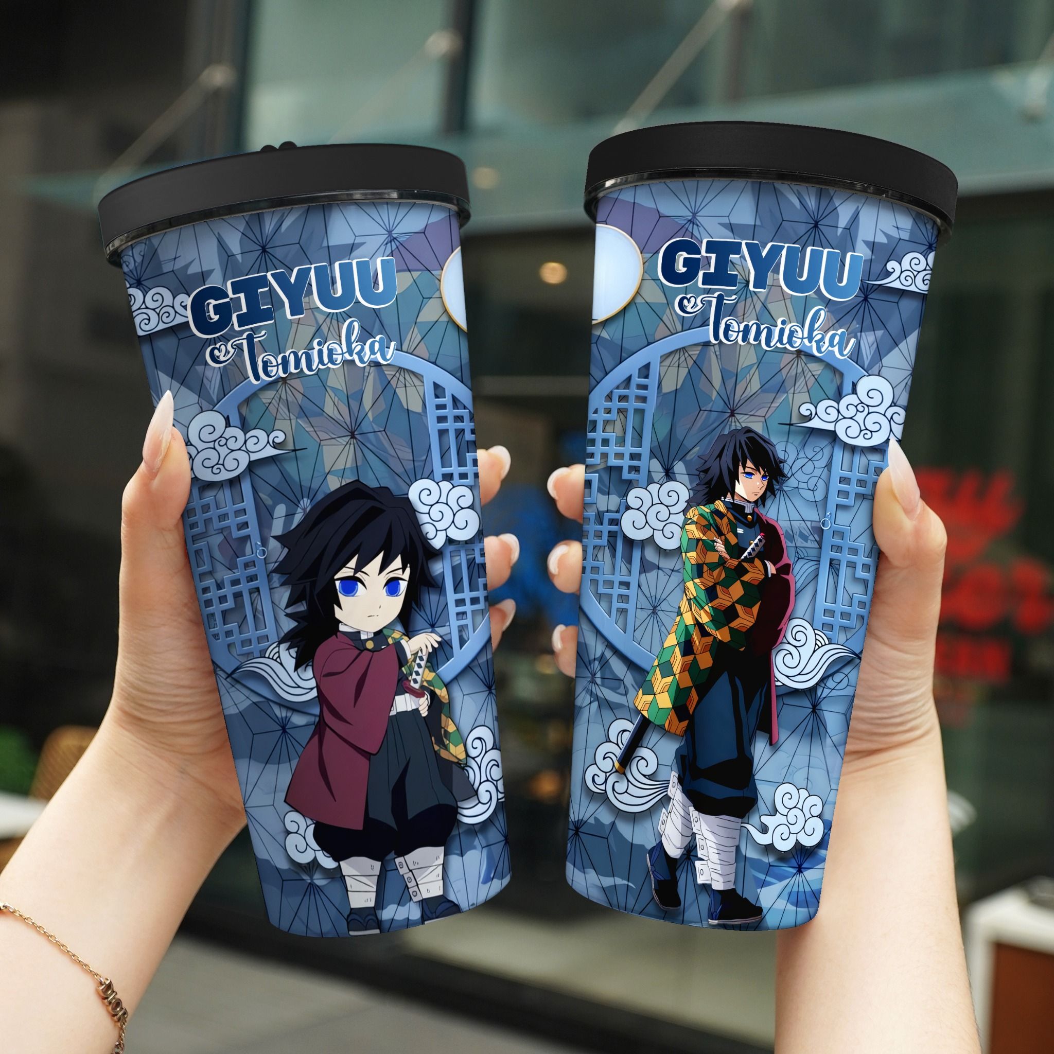 Demon Slayer Go Drink Anime Cốc giữ nhiệt 740ml In tên, hình ảnh theo yêu cầu