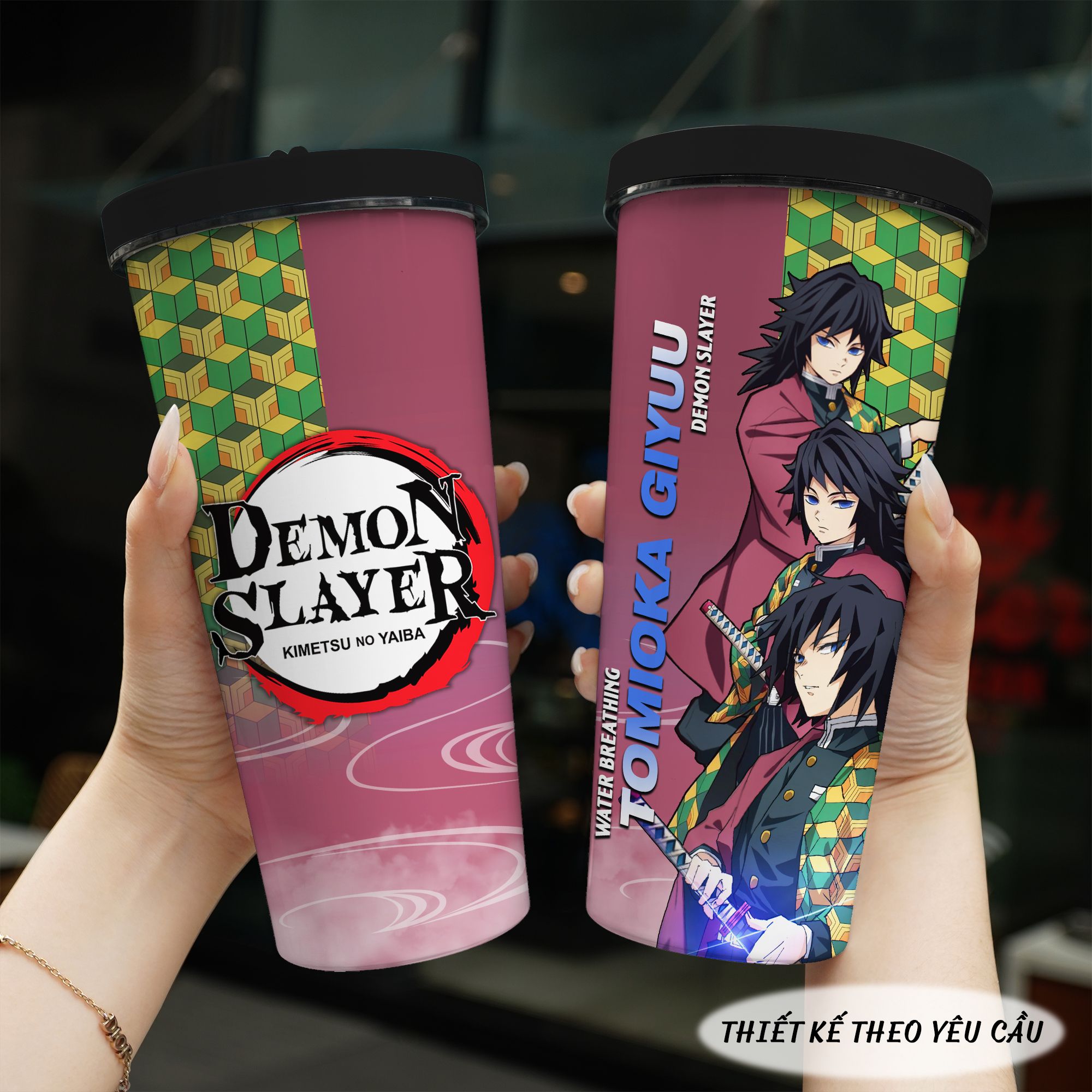 Ly Giữ Nhiệt Demon Slayer Sát Đoàn Quỷ Go Drink Ly giữ nhiệt 740ml In Tên, Hình Ảnh Theo Yêu Cầu