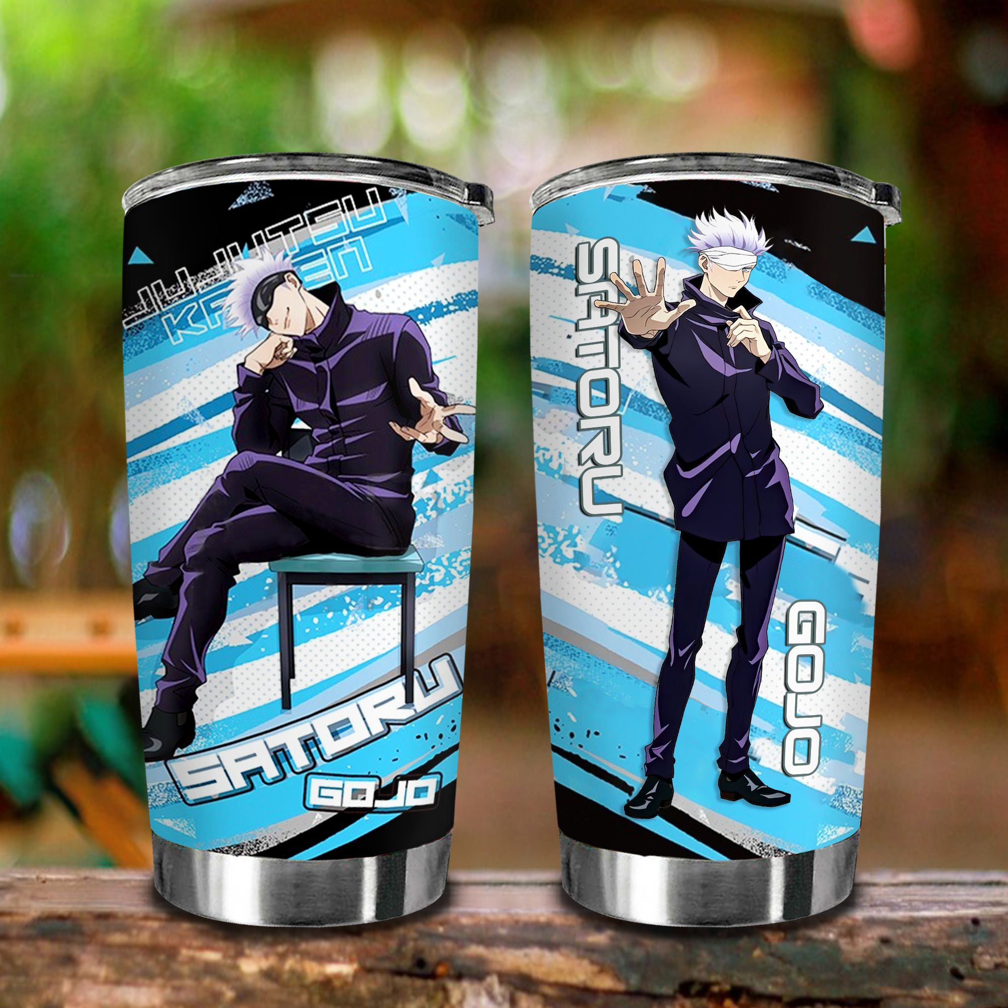 Chú Thuật Hồi Chiến Go Drink Anime Cốc giữ nhiệt 600ml In tên, hình ảnh theo yêu cầu