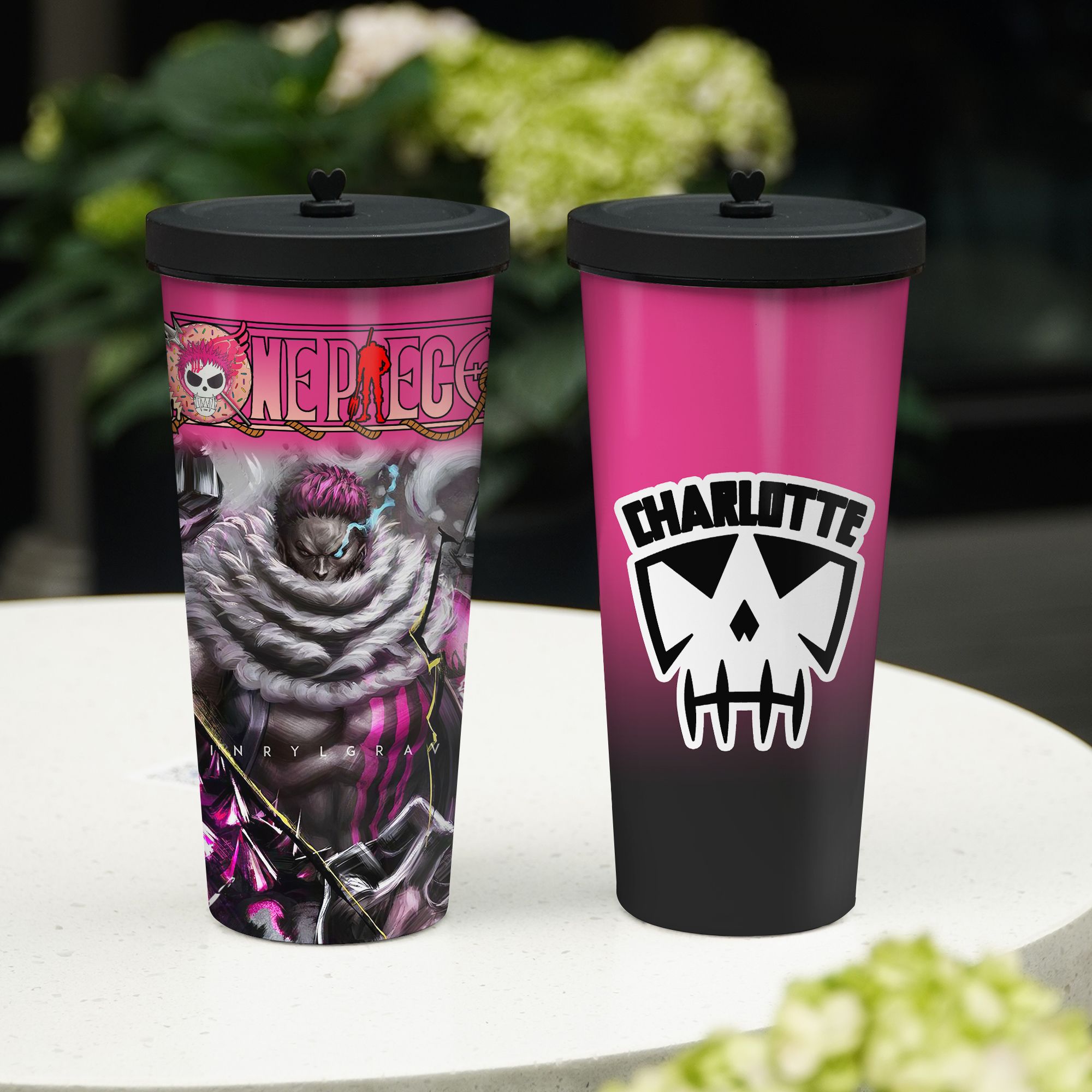 Katakuri Vua Hải Tặc One Piece Go Drink Anime Cốc Giữ Nhiệt 740ml In tên, hình ảnh theo yêu cầu