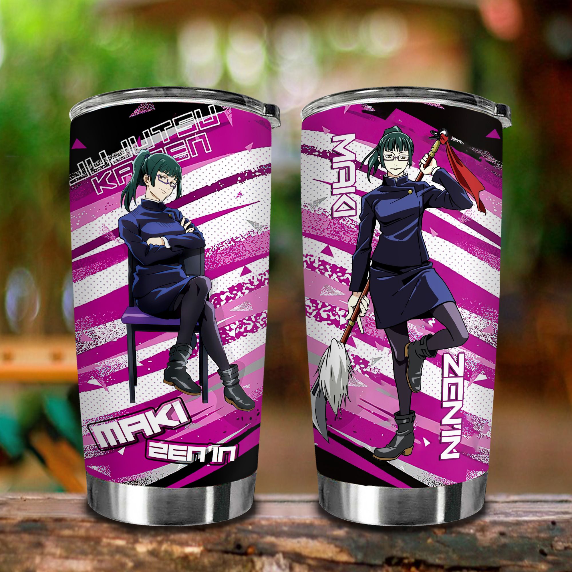 Chú Thuật Hồi Chiến Go Drink Anime Cốc giữ nhiệt 600ml In tên, hình ảnh theo yêu cầu